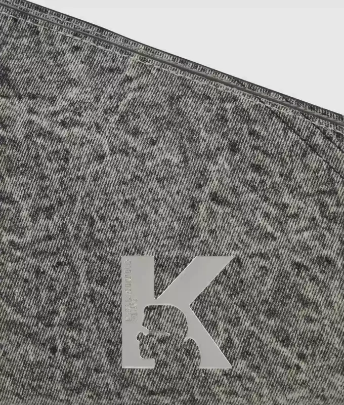 Geo denim skulderveske