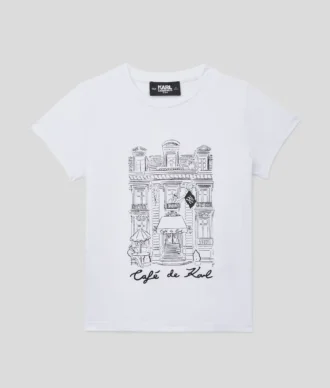 GIRLS CAFÉ DE KARL T-SKJORTE
