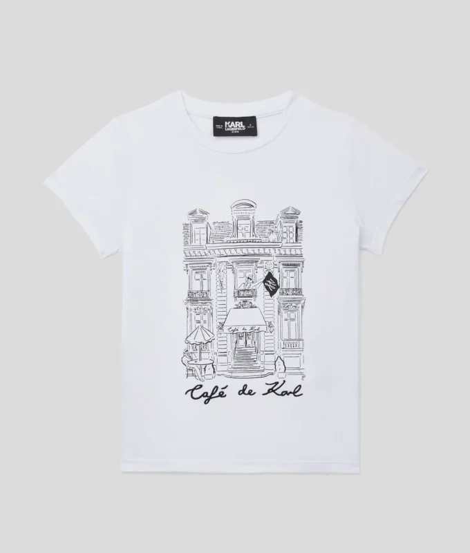 GIRLS CAFÉ DE KARL T-SKJORTE
