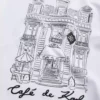 GIRLS CAFÉ DE KARL T-SKJORTE