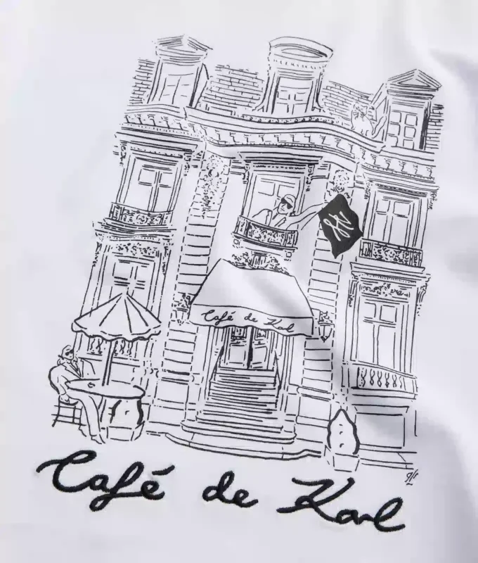 GIRLS CAFÉ DE KARL T-SKJORTE