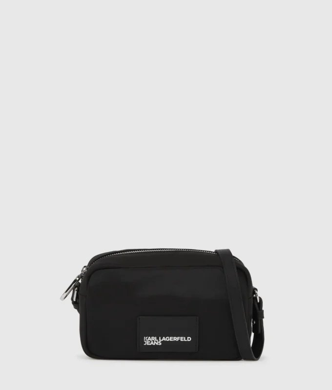 Glanset kameraveske i nylon