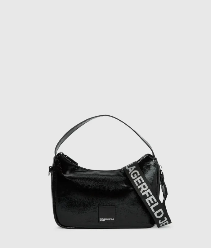 Glanset mini hobo-veske