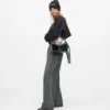 Glanset mini hobo-veske