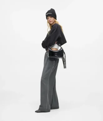 Glanset mini hobo-veske