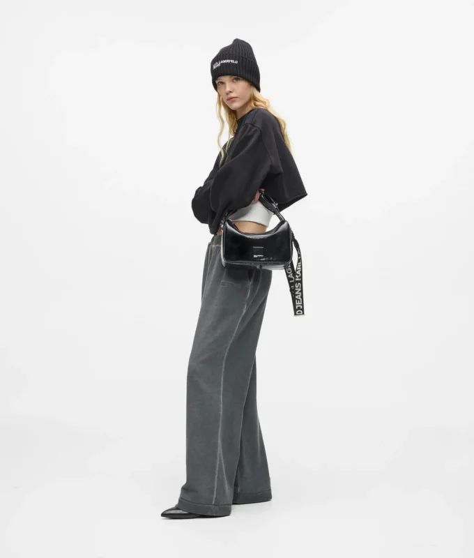 Glanset mini hobo-veske