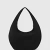 Glanset nylon hobo-veske