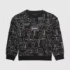 Guttesweatshirt med allover-trykk