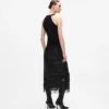 Halterneck-top med rhinestones