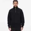 Halvzip-genser med turtleneck