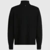 Halvzip-genser med turtleneck
