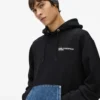 Hettegenser med denimlomme