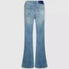Høybuksede flared jeans