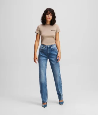 HØYRYGGEDE RETT JEANS