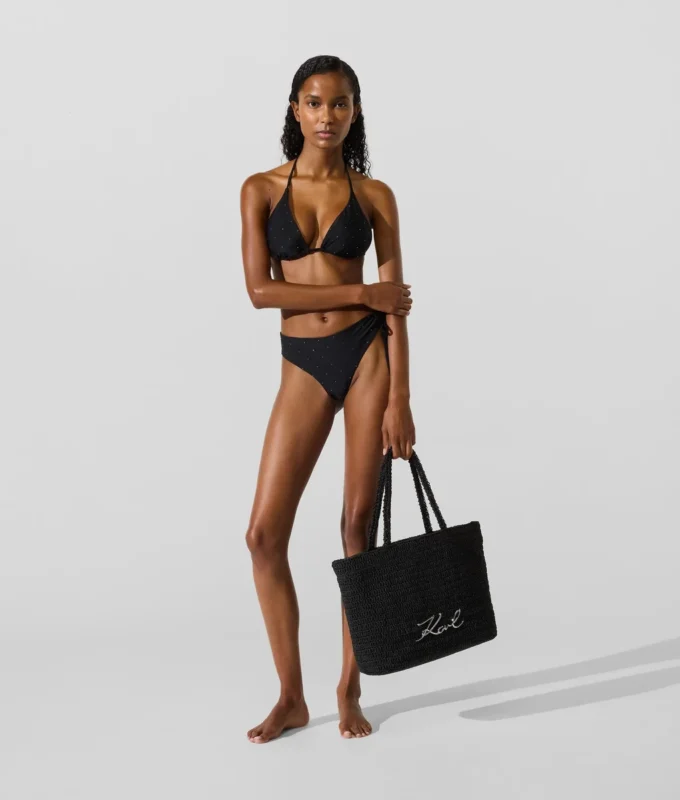 Ikon bikinibukse med rhinestones