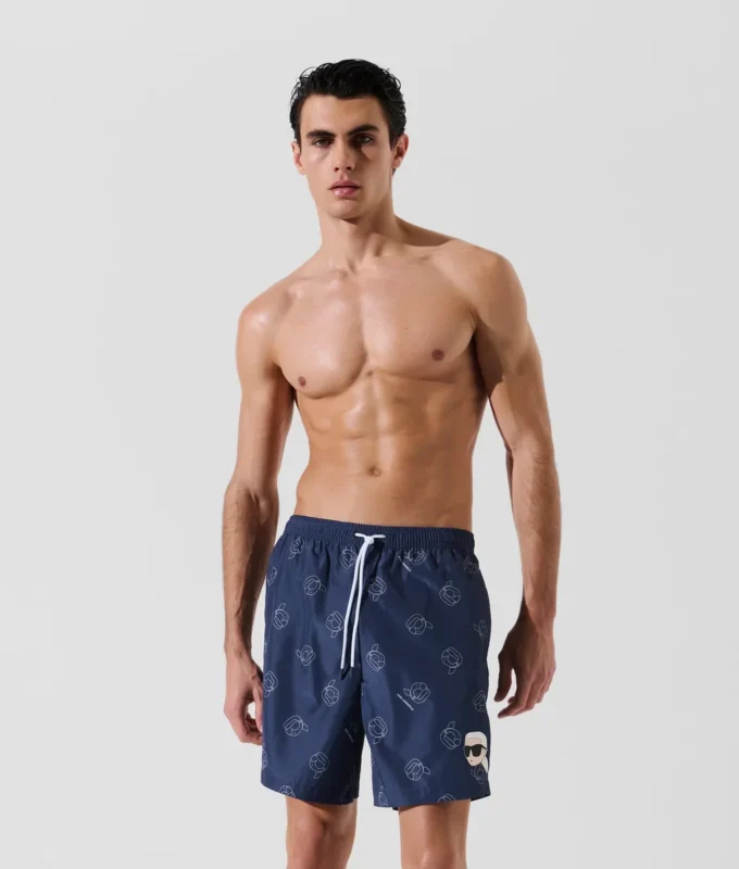 IKON BOARDSHORTS MED ALL-OVER-TRYKK