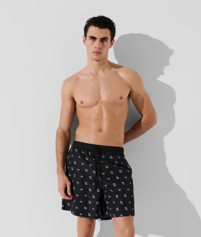 IKON BOARDSHORTS MED ALL-OVER-TRYKK