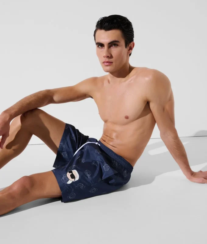 IKON BOARDSHORTS MED ALL-OVER-TRYKK