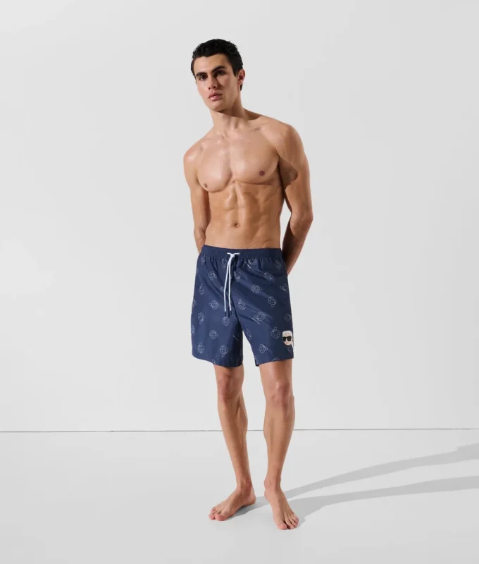 IKON BOARDSHORTS MED ALL-OVER-TRYKK