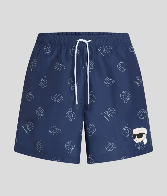 IKON BOARDSHORTS MED ALL-OVER-TRYKK