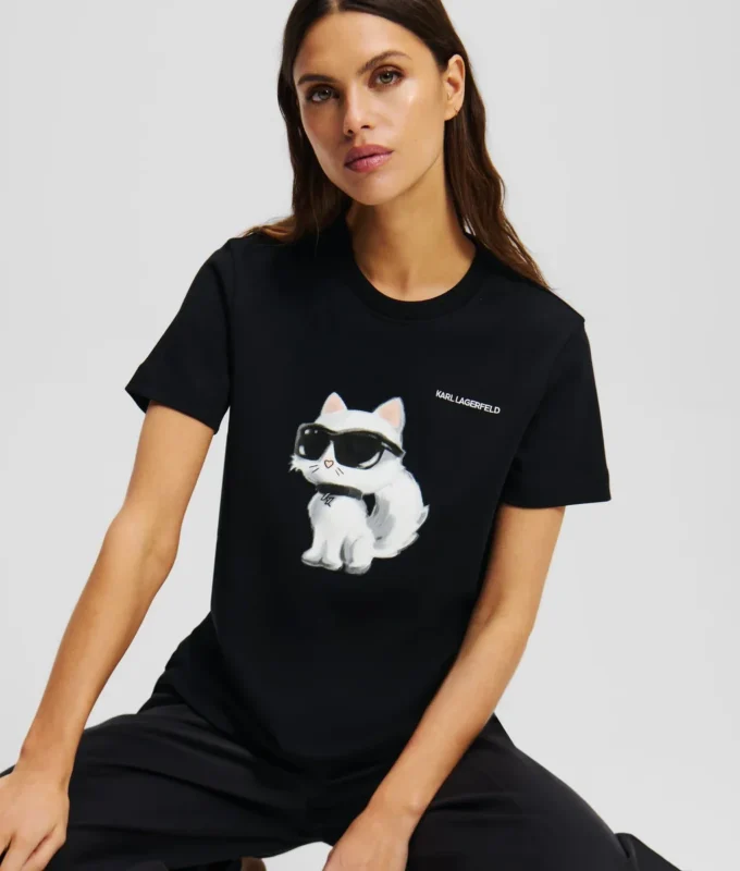 IKON CHOUPETTE AQUARELLE T-SKJORTE