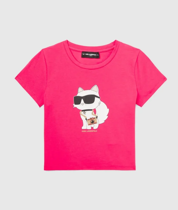 Ikon Choupette T-skjorte for jenter