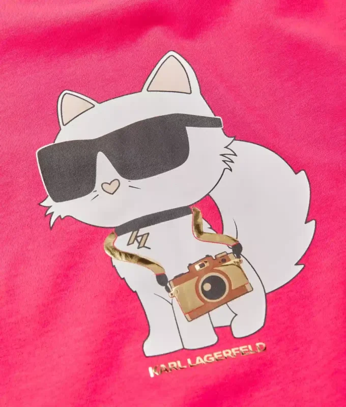 Ikon Choupette T-skjorte for jenter