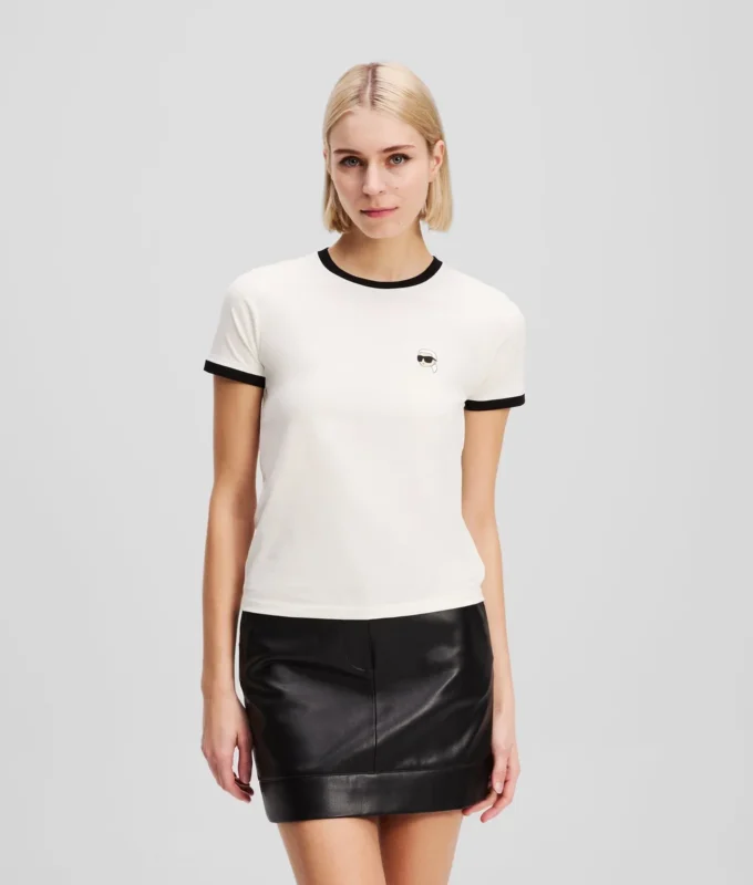 IKON CONTRAST PIPING T-SKJORTE