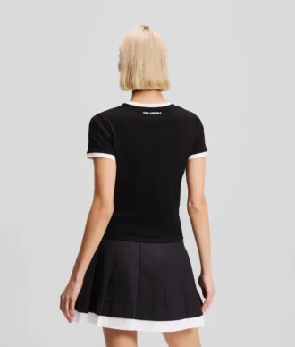 IKON CONTRAST PIPING T-SKJORTE