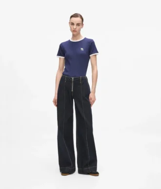 Ikon jeans med vid ben