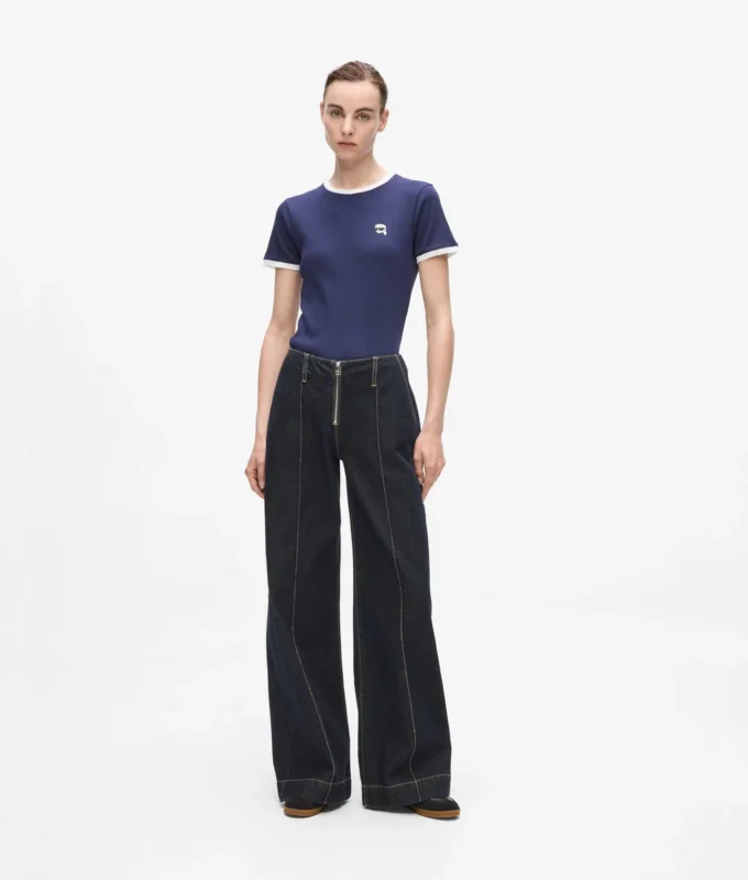 Ikon jeans med vid ben