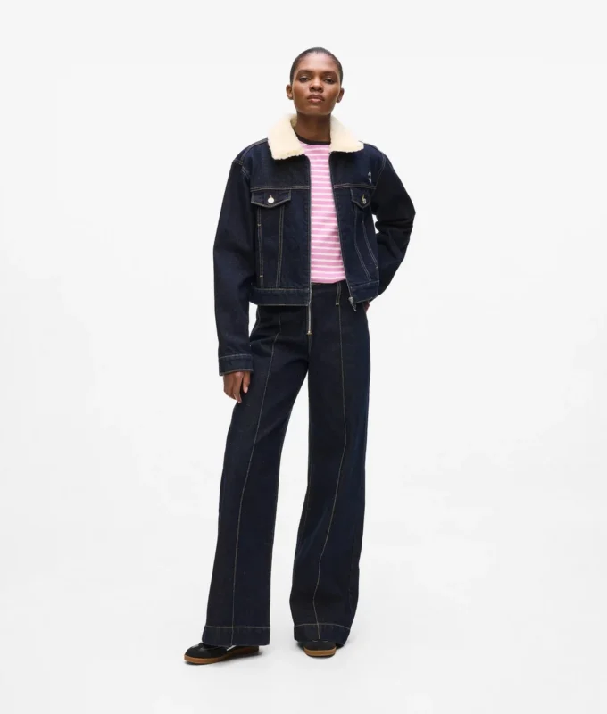 Ikon jeans med vid ben