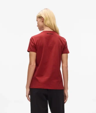 IKON KARL & CHOUPETTE RHINESTONE T-SKJORTE