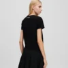 IKON KARL & CHOUPETTE RHINESTONE T-SKJORTE