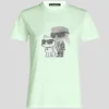 IKON KARL & CHOUPETTE RHINESTONE T-SKJORTE