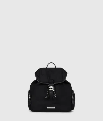 Ikon liten ryggsekk i nylon med klaff