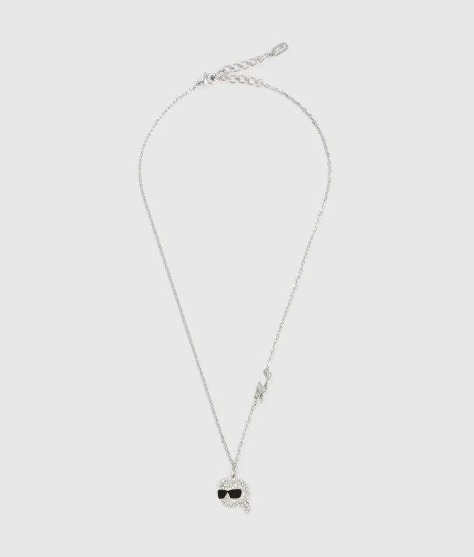 IKON PAVÉ CHARM HALSKJEDE