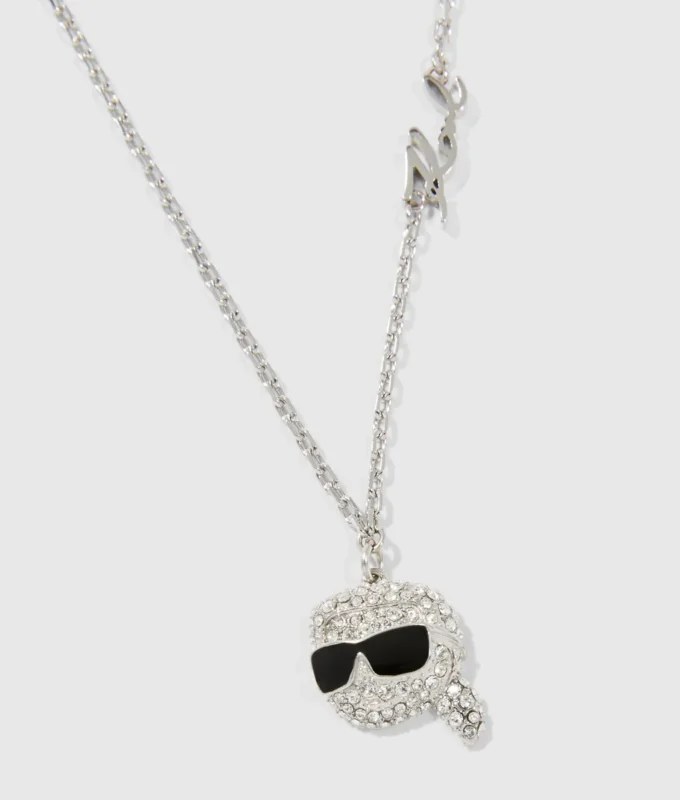 IKON PAVÉ CHARM HALSKJEDE