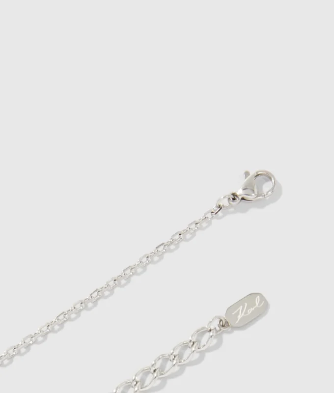 IKON PAVÉ CHARM HALSKJEDE