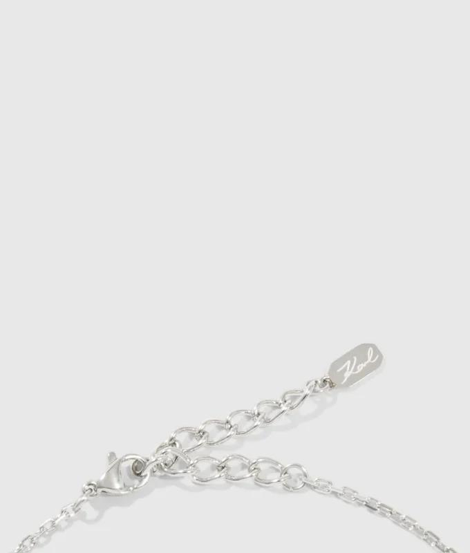 IKON PAVÉ CHARM HALSKJEDE