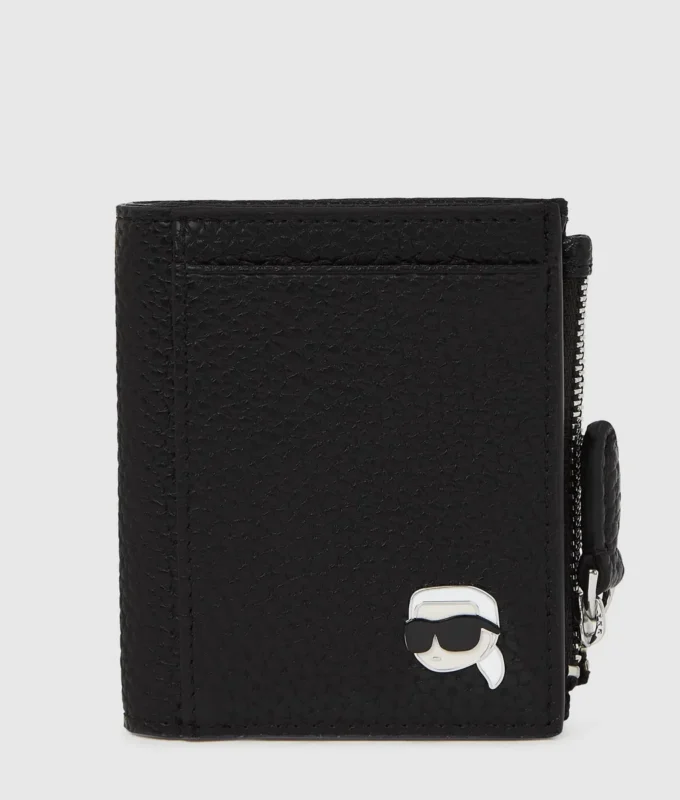 Ikon Pebble liten dobbeltfoldet lommebok