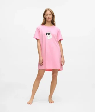 Ikon pyjamaskjole med rhinestones