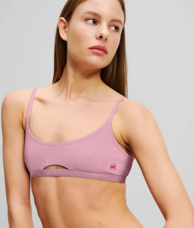 IKON RIBBED PEEPHOLE BRALETTE