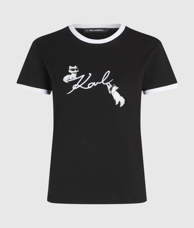 Ikon Signature Choupette T-skjorte