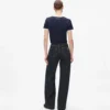 Ikon slim fit ribbet T-skjorte