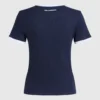Ikon slim fit ribbet T-skjorte