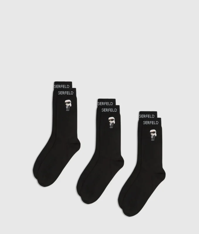 Ikon sokker – 3-pakning