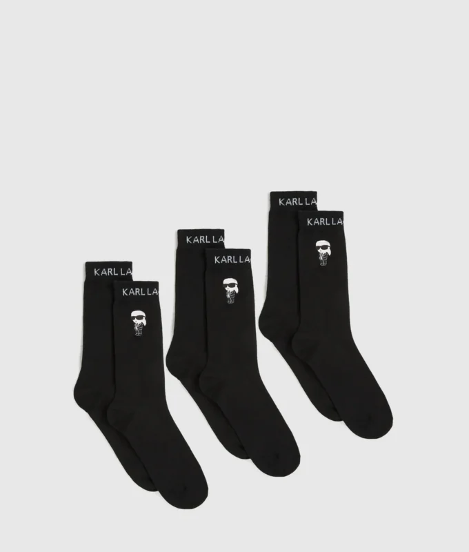 Ikon sokker – 3-pakning