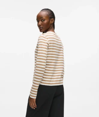IKON STRIPE LANGERMET T-SKJORTE