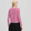 IKON STRIPE LANGERMET T-SKJORTE